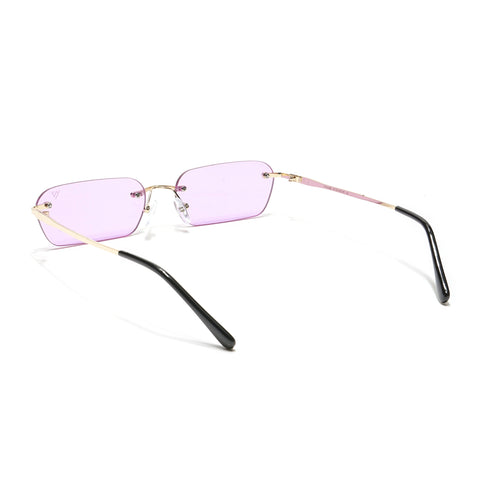 Underdog | Purple Rimless Rectangle Sunglasses MG3787