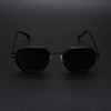 Cubix | Geometric Black Polarized Sunglasses | Black Lens - PMG5851