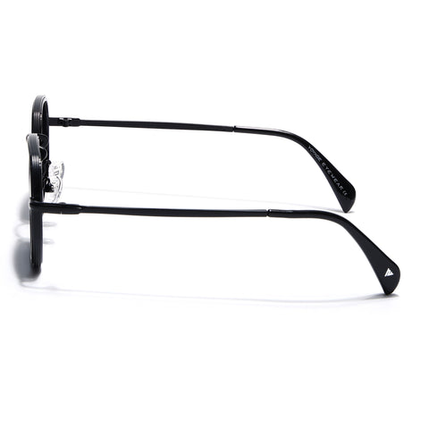 Cubix | Geometric Black Polarized Sunglasses | Black Lens - PMG5851