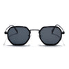 Cubix | Geometric Black Polarized Sunglasses | Black Lens - PMG5851
