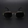 Cubix | Geometric Golden Polarized Sunglasses | Black Lens  - PMG5853