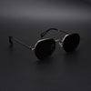 Cubix | Geometric Golden Polarized Sunglasses | Black Lens  - PMG5853