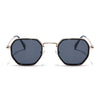 Cubix | Geometric Golden Polarized Sunglasses | Black Lens  - PMG5853