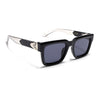 Drakk | Black Square Sunglasses | Grey Lens - MG7120
