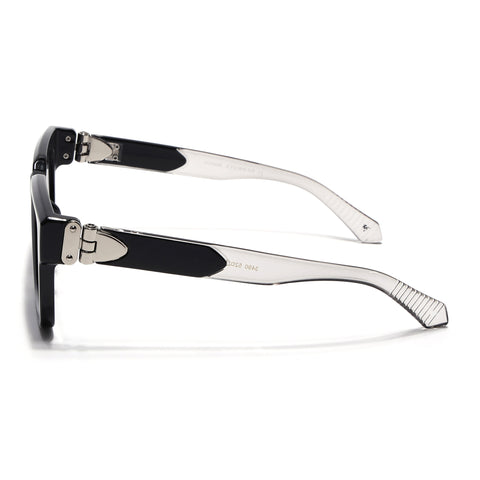 Drakk | Black Square Sunglasses | Grey Lens - MG7120