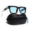 Drakk | Black Square Sunglasses | Blue Lens - MG7121