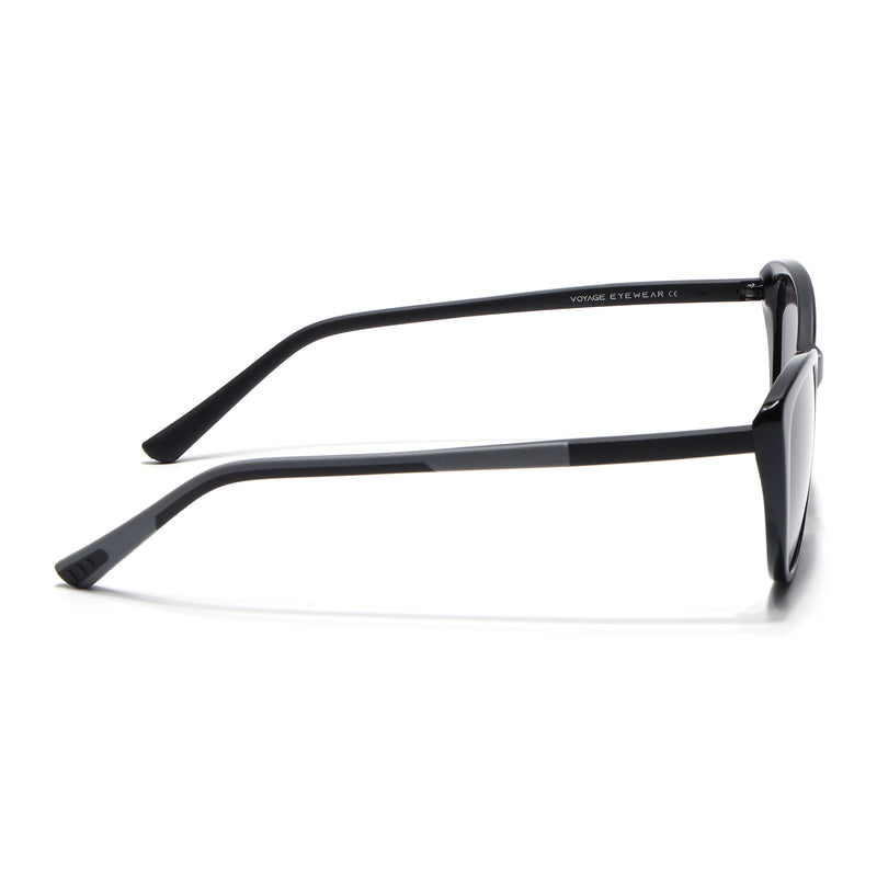 Cateye Sunglasses for Women (Black Lens | Black Frame - MG7165)