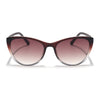 Cateye Sunglasses for Women (Brown & Clear Lens | Brown & Clear Frame - MG7167)
