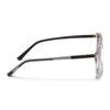 Cateye Sunglasses for Women (Grey & Clear Lens | Light Brown Frame - MG7168)