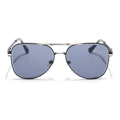 Rafale | Black Aviator Sunglasses | Grey Lens - MG7255