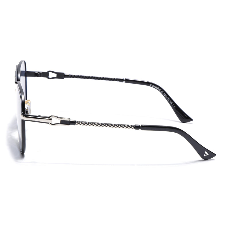 Rafale | Black Aviator Sunglasses | Grey Lens - MG7255