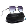 Rafale | Silver Aviator Sunglasses  | Blue & Clear Lens - MG7256