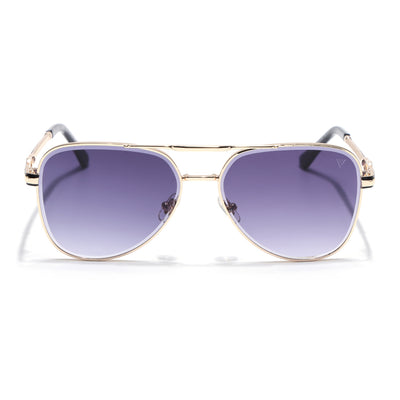 Rafale | GoldenAviator Sunglasses | Grey & Clear Lens - MG7257
