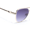 Rafale | GoldenAviator Sunglasses | Grey & Clear Lens - MG7257