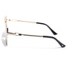 Rafale | GoldenAviator Sunglasses | Grey & Clear Lens - MG7257