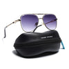 Rafale | GoldenAviator Sunglasses | Grey & Clear Lens - MG7257