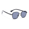 Square Sunglasses for Men & Women (Grey Lens | Black Frame - MG7258)