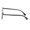 Square Sunglasses for Men & Women (Grey Lens | Black Frame - MG7258)