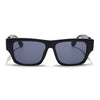 Square Sunglasses for Men & Women (Grey Lens | Black Frame - MG7158)