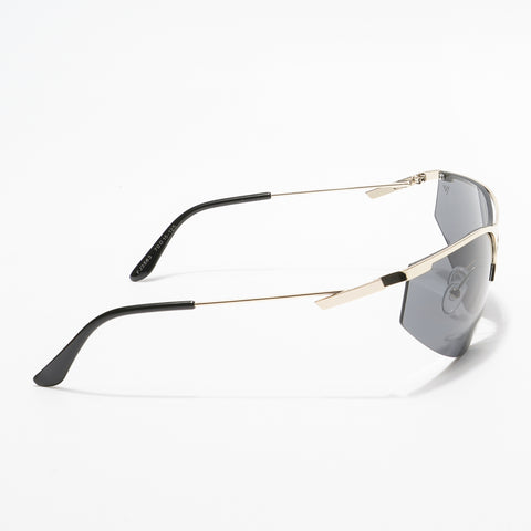 Warp | Black Wrap-Around Sunglasses - MG4219