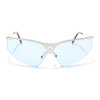 Warp | Blue Wrap-Around Sunglasses - MG4222