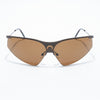 Warp | Brown Wrap-Around Sunglasses - MG4223