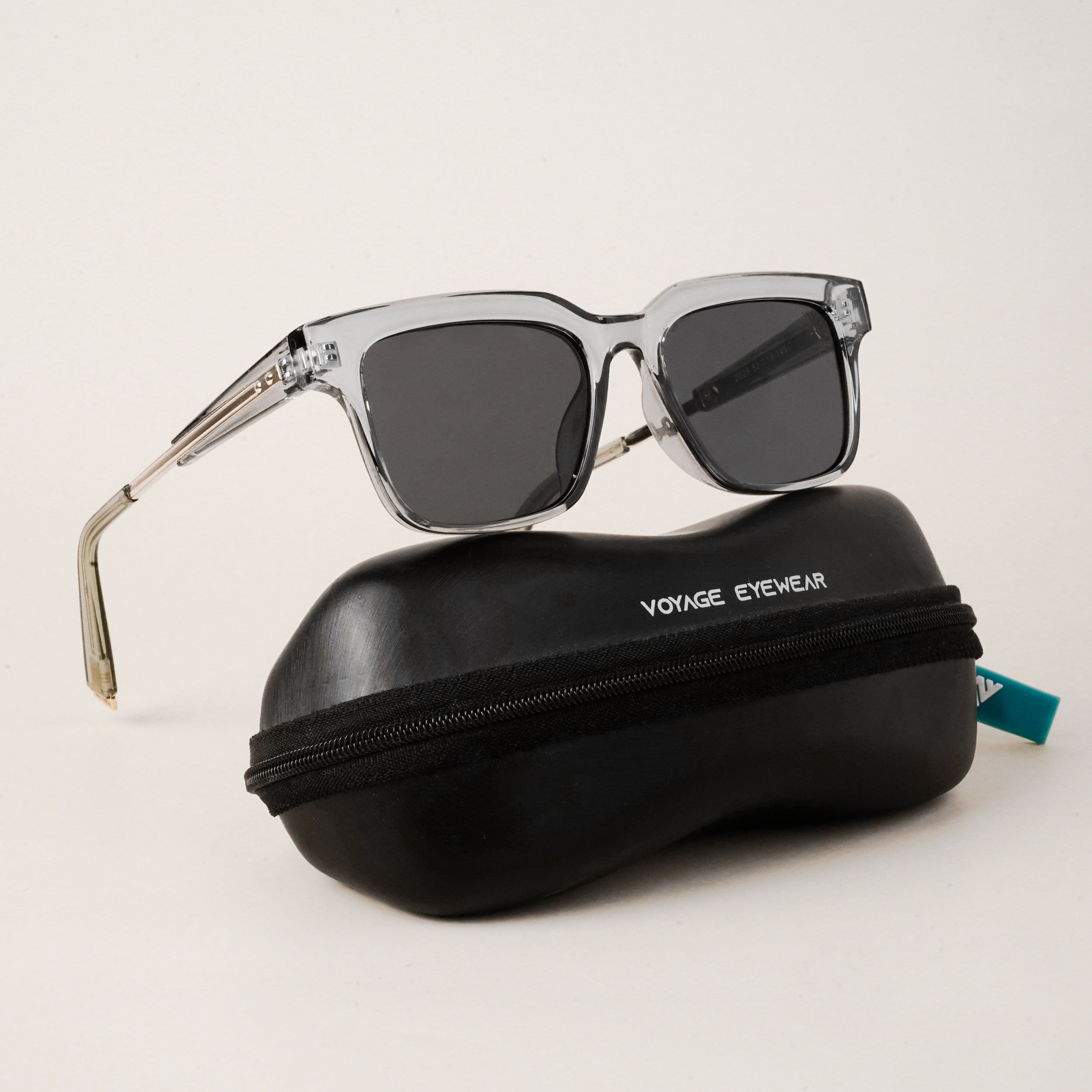 Voyage Crystal Grey Wayfarer Sunglasses MG3565