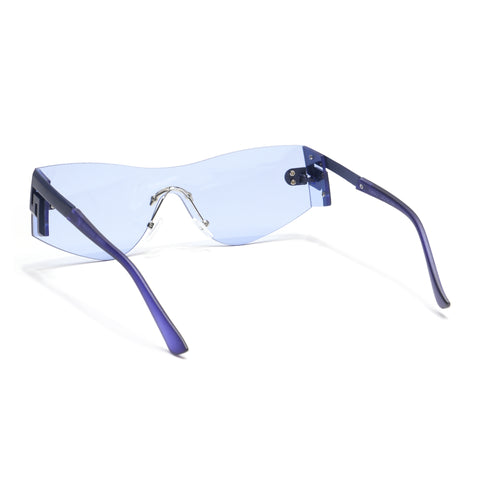 Light Purple Wrap Around Sunglasses - MG4524