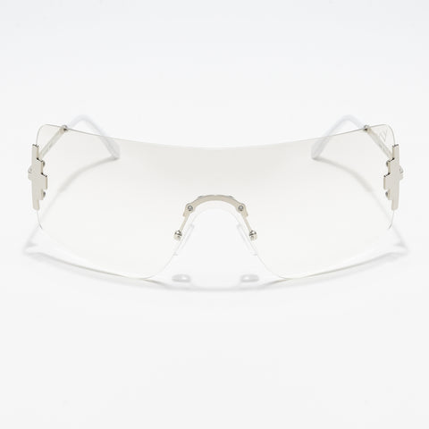 Transparent Wrap Round Sunglasses (3568MG4117)