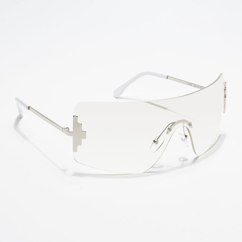 Transparent Wrap Round Sunglasses (3568MG4117)