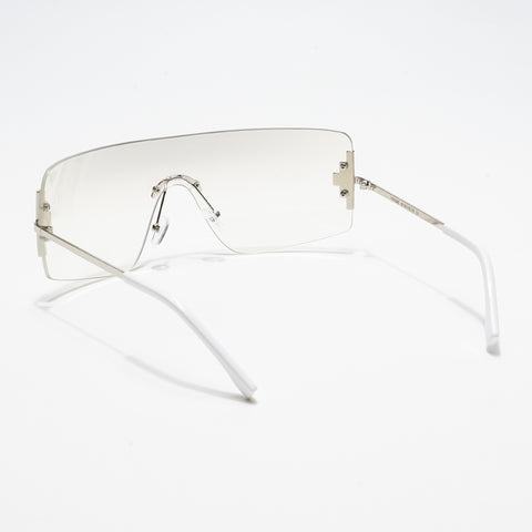 Transparent Wrap Round Sunglasses (3568MG4117)