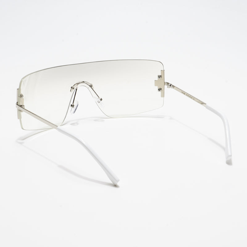 Transparent Wrap Round Sunglasses (3568MG4117)