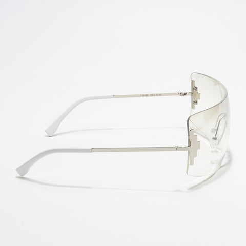 Transparent Wrap Round Sunglasses (3568MG4117)