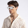 Silver Wrap Around Sunglasses (3568MG4119)