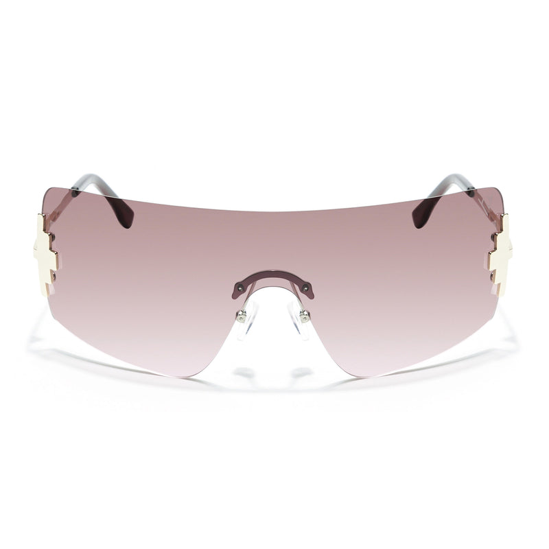 Wrap Around Brown Sunglasses - MG4120