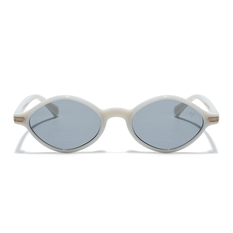 Remi | White Oval Sunglasses | MG7753