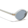 Remi | White Oval Sunglasses | MG7753