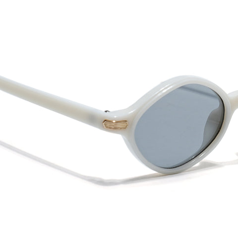 Remi | White Oval Sunglasses | MG7753