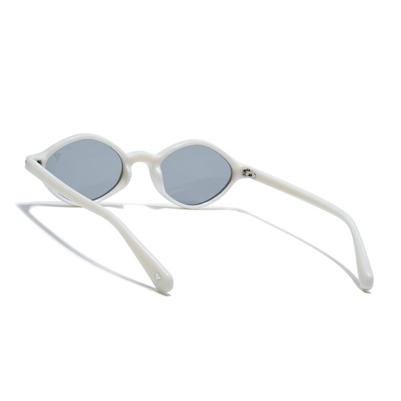 Remi | White Oval Sunglasses | MG7753
