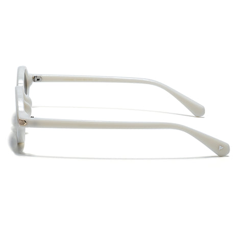 Remi | White Oval Sunglasses | MG7753