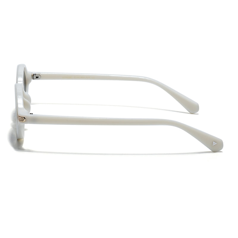 Remi | White Oval Sunglasses | MG7753