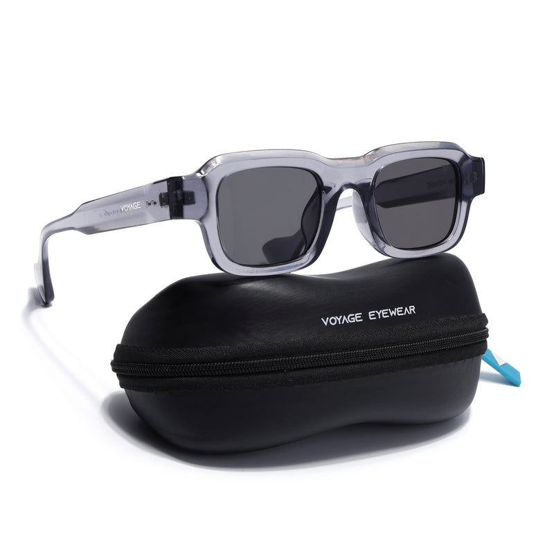 Noir | Grey Square Sunglasses for Men & Women | MG7156