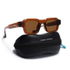 Noir | Brown Square Sunglasses for Men & Women | MG7157