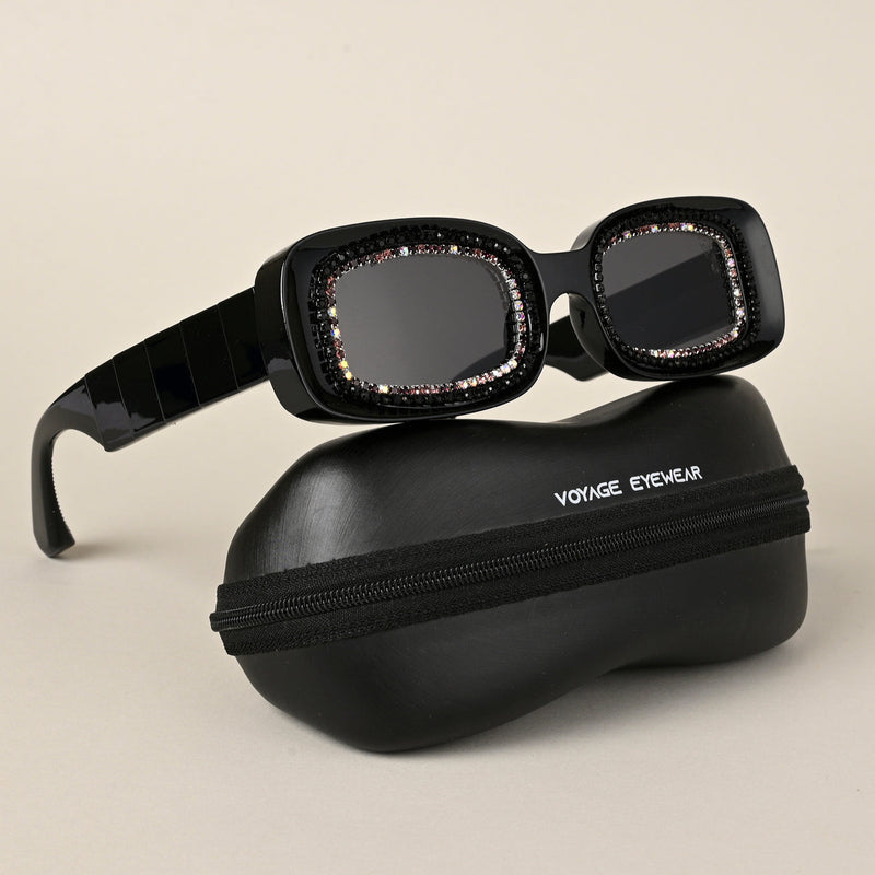 Black Oval Sunglasses - MG4359