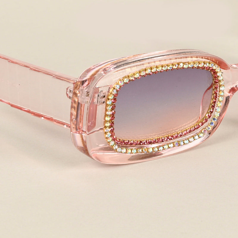 Purple & Pink Oval Sunglasses (3913MG4360)