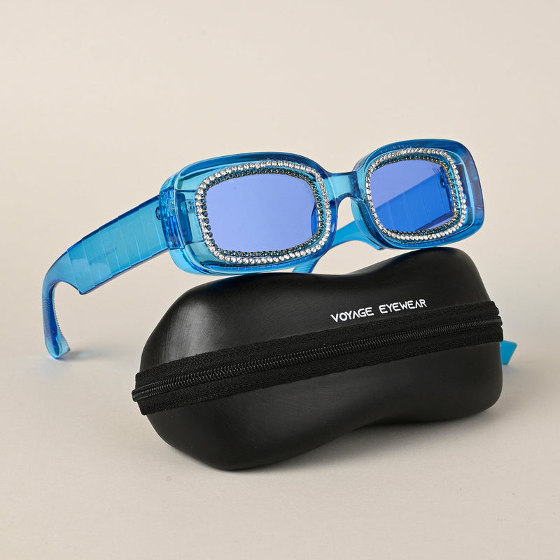 Oval Blue Sunglasses - MG4361
