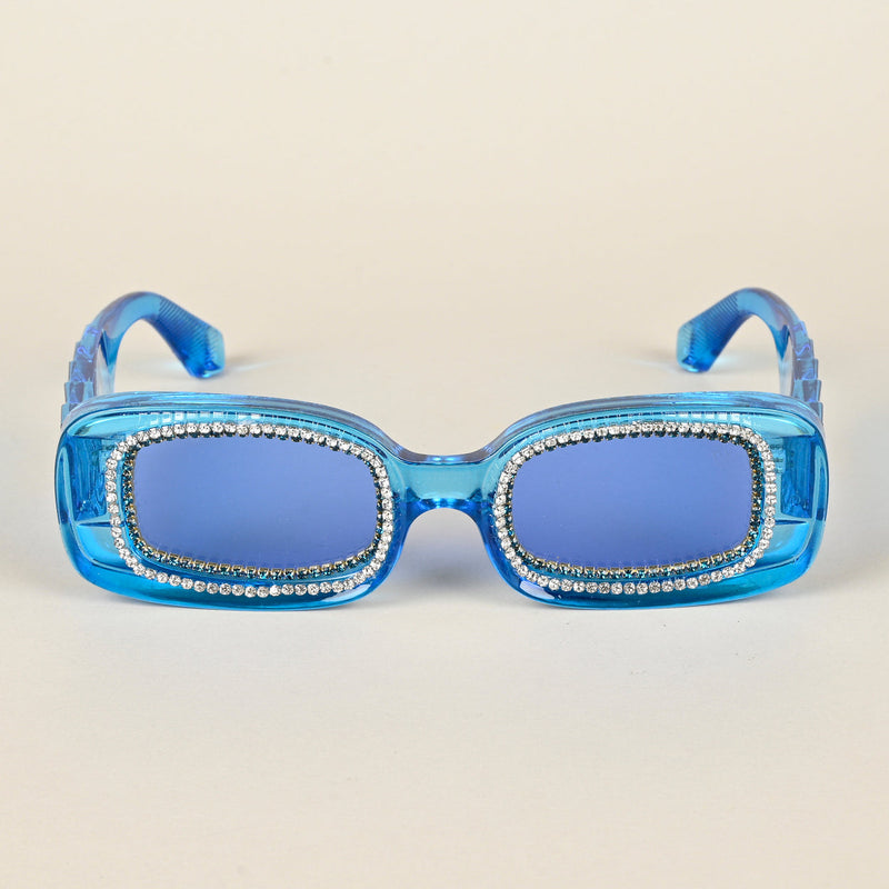 Oval Blue Sunglasses - MG4361