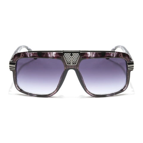 Grey Over Size Sunglasses - MG4764