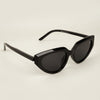 Black Oval UV Protection Sunglasses - MG4081