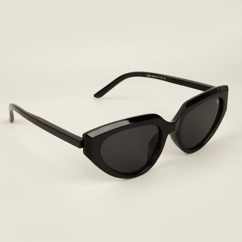 Black Oval UV Protection Sunglasses - MG4081